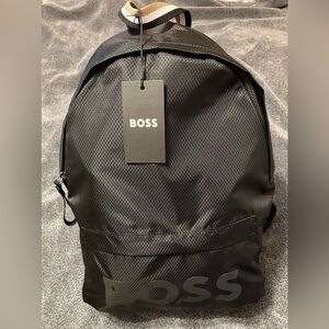 Hugo Boss Pixel Backpack Men's One Size Bronze Brown Adjustable Straps NWT